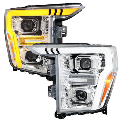 Spec-D 2021 Ford F-150 chrome headlights upgrade