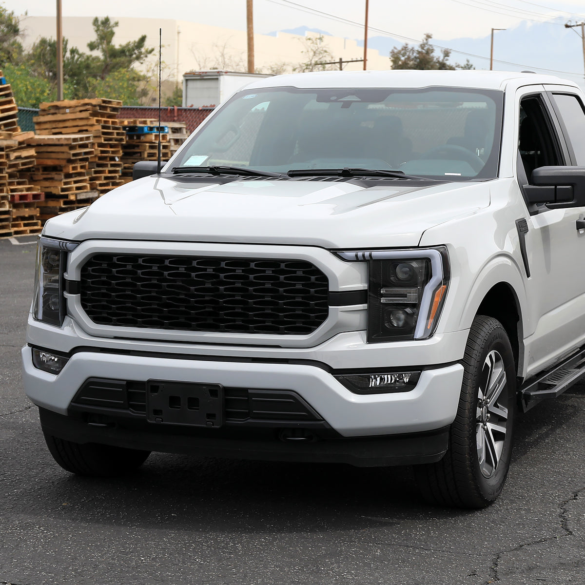 24 Ford F-150 Spec-D black Projector lighting upgrade