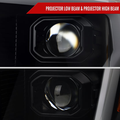 2024 Ford F-150 Spec-D black headlights