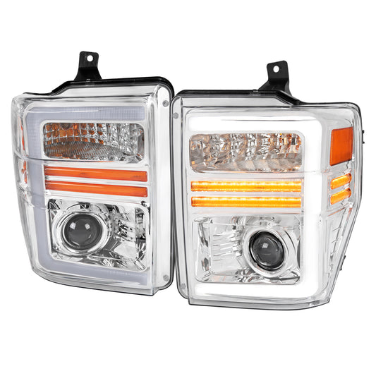 Spec-D 2008 F-250 F-350 F-450 F-550 headlights upgrade