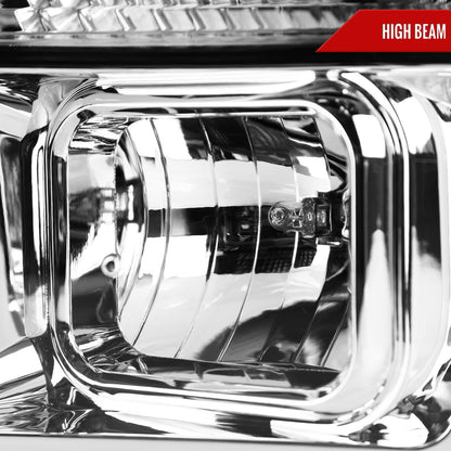 2008 Ford F-250 F-350 F-450 Spec-D chrome headlights