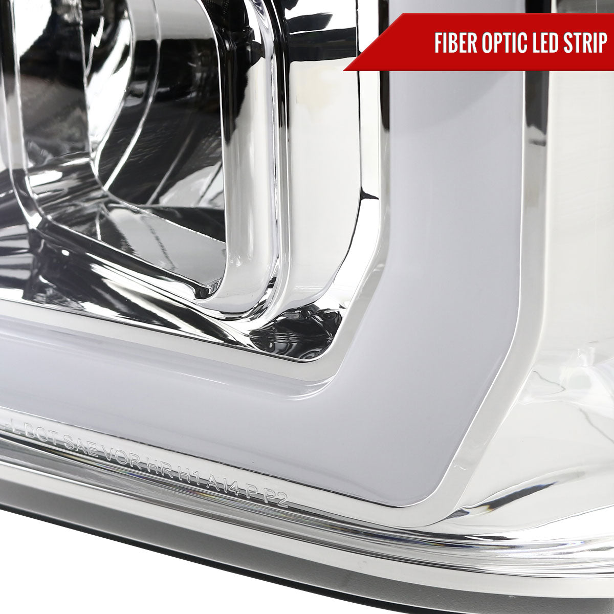 Spec-D 2009 Ford F-250 F-350 F-450 chrome custom headlights