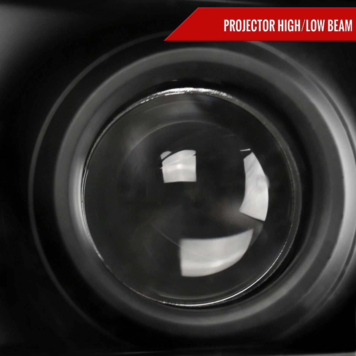 Spec-D 2008-2010 Ford F-250/F-350/F-450/F-550 Super Duty Projector w/ LED Sequential Turn Signal Black Headlights