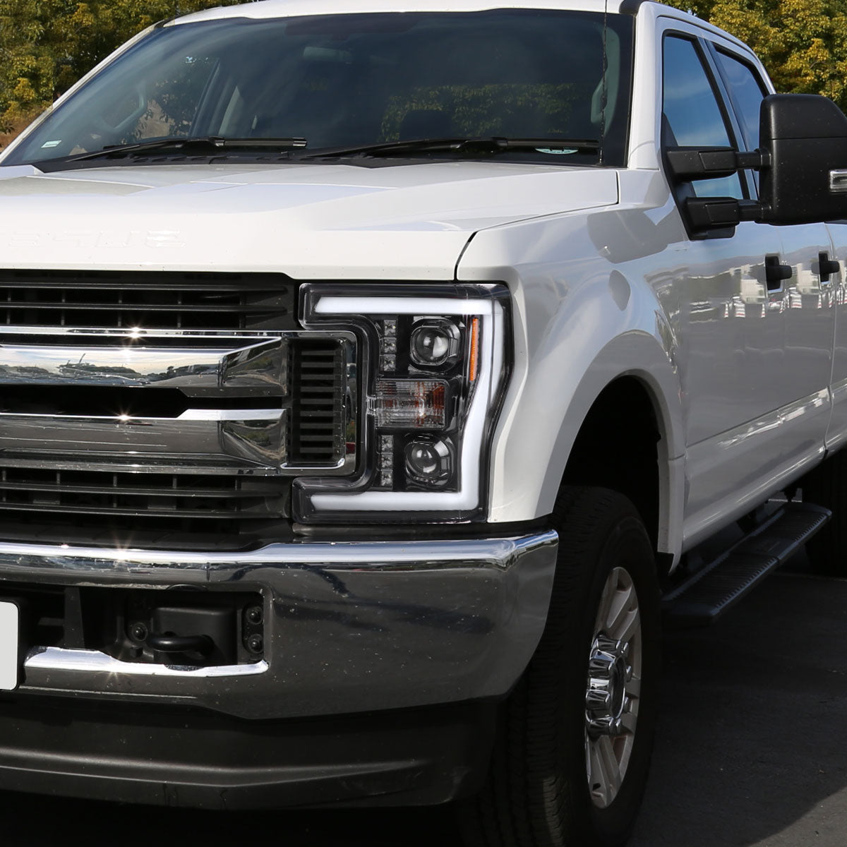 17 Ford F-250 F-350 F-450 Spec-D black lighting upgrade