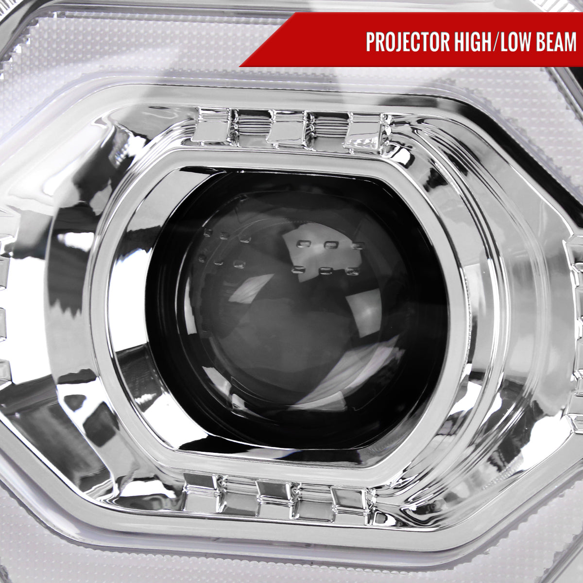 2010 FJ Cruiser Spec-D chrome headlights