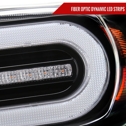 Spec-D 2007-2014 Toyota FJ Cruiser SEQ Projector Black Headlights