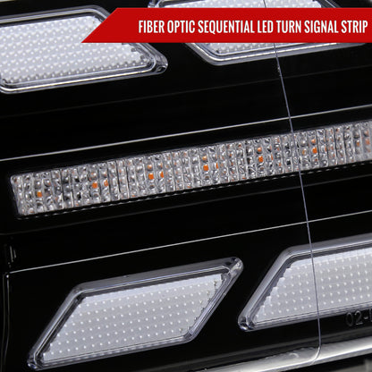 Spec-D 2007-2014 Toyota FJ Cruiser SEQ Projector Black Headlights