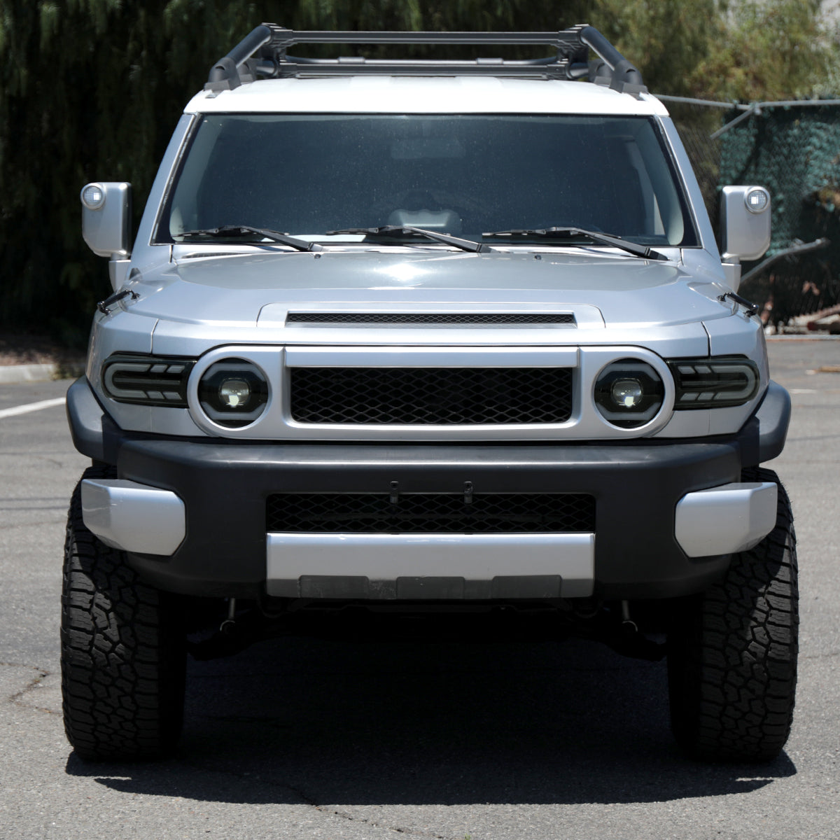 Spec-D 11 FJ Cruiser black headlights