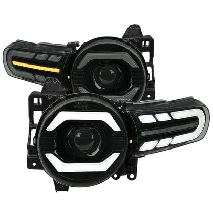 Spec-D 2007 FJ Cruiser black headlights upgrade