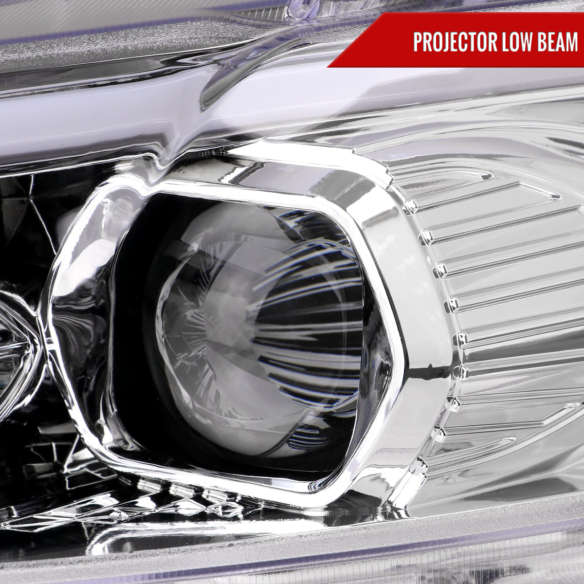 Spec-D 2015 Ford Fusion chrome sequential headlights