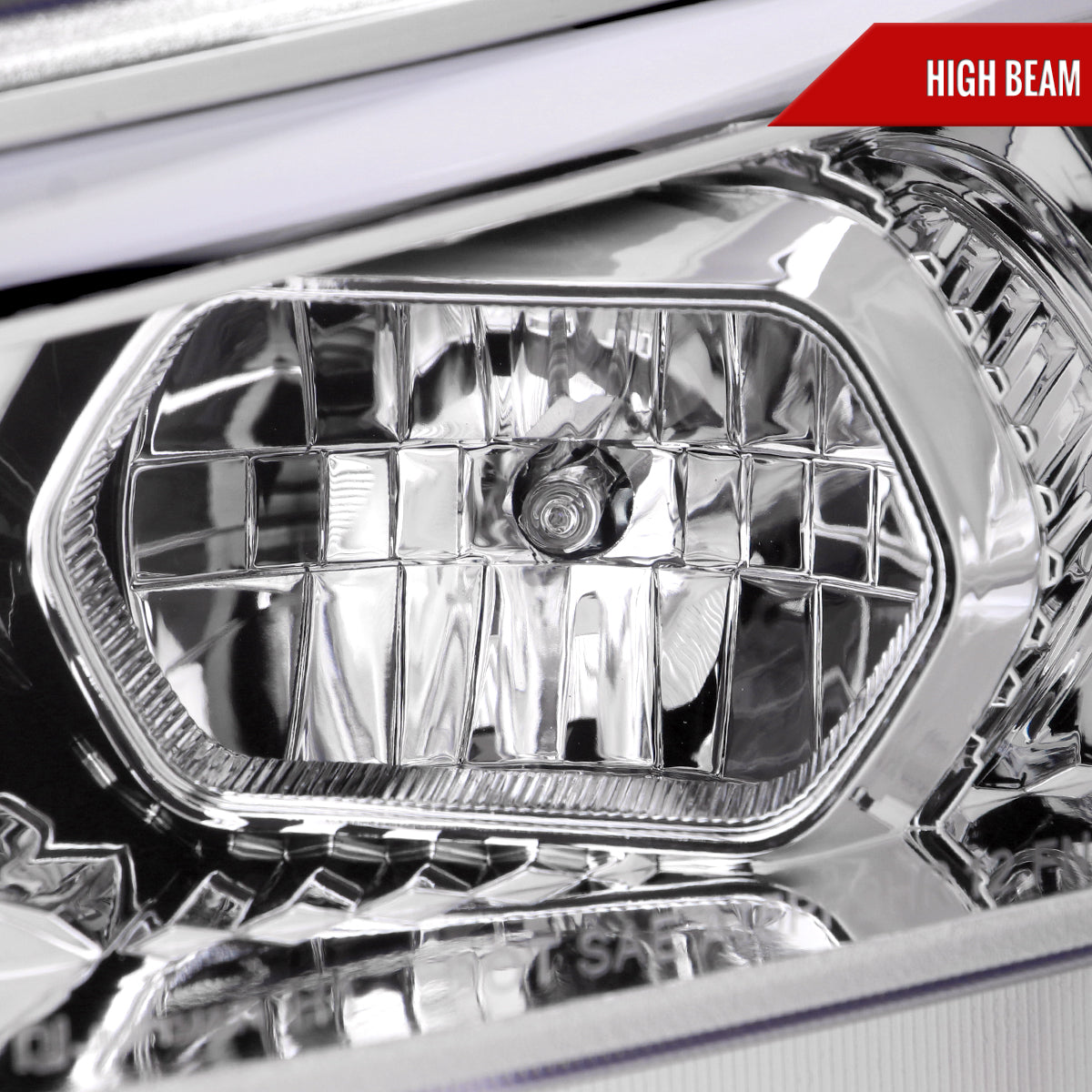 2016 Ford Fusion Spec-D chrome headlights