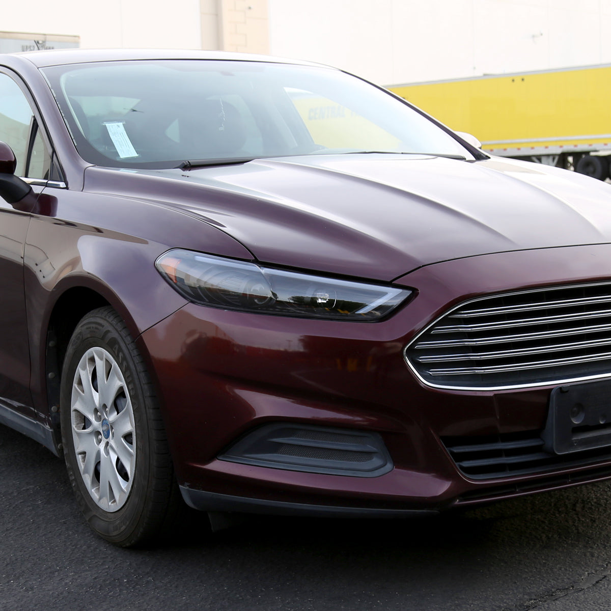 Spec-D 13 Ford Fusion black headlights