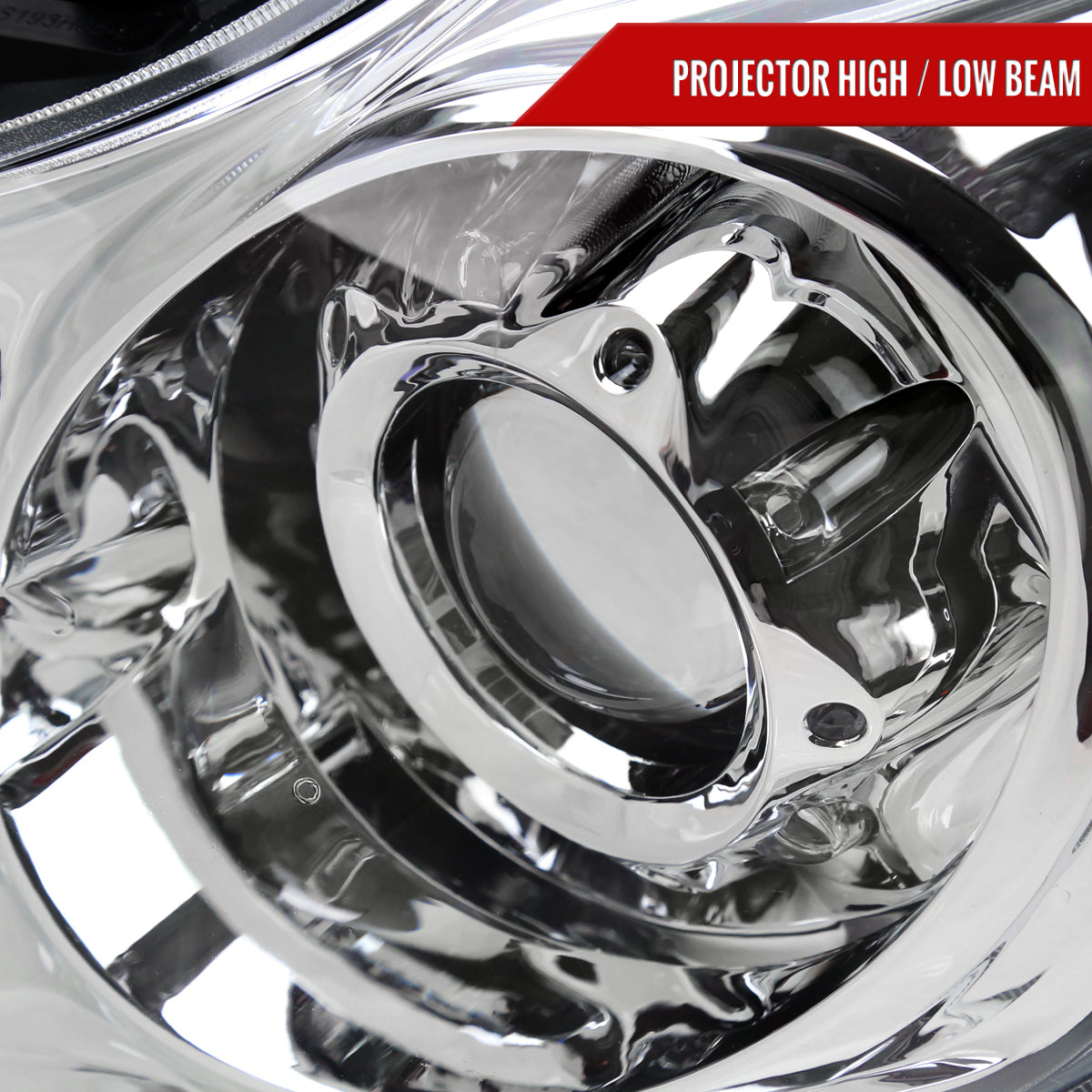 Spec-D 2010 G37 Q60 2DR OE chrome headlights