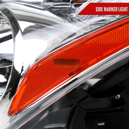 Spec-D 08 G37 Q60 2DR OE chrome headlights