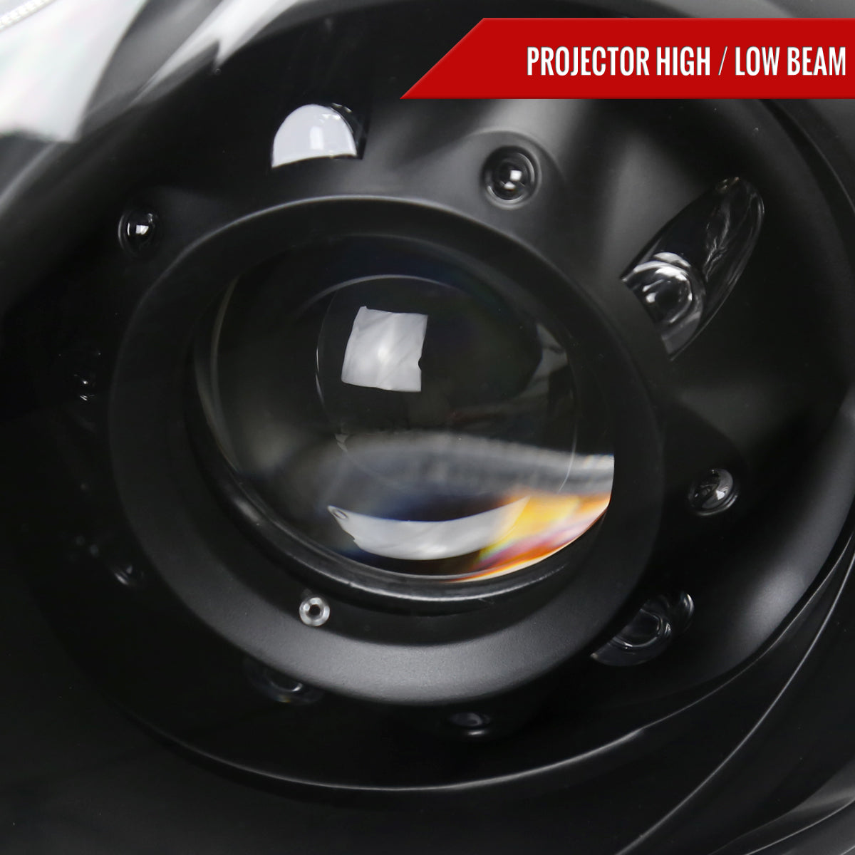 Spec-D 2008-2013 Infiniti G37/2014-2015 Q60 2 Door 2DR/Convertible OE Style Projector Black Headlights