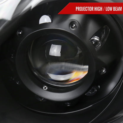 Spec-D 2008-2013 Infiniti G37/2014-2015 Q60 2 Door 2DR/Convertible OE Style Projector Black Headlights