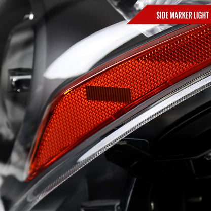 Spec-D 2008-2013 Infiniti G37/2014-2015 Q60 2 Door 2DR/Convertible OE Style Projector Black Headlights