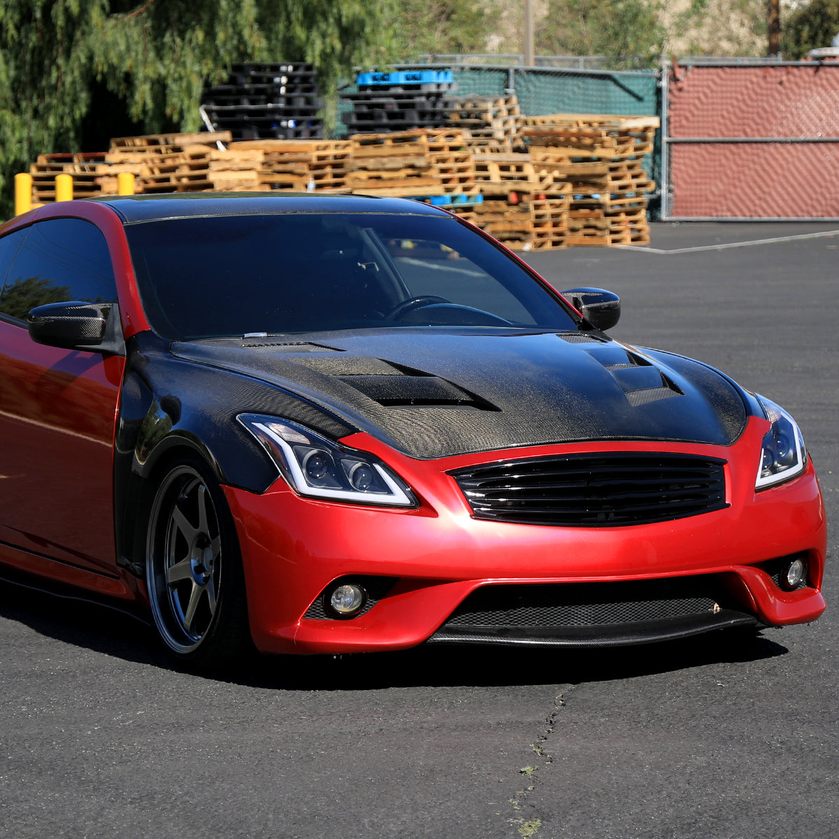 Spec-D 2008-2013 Infiniti G37/2014-2015 Q60 2DR/Convertible Sequential Switchback LED Turn Signal Projector Black Headlights