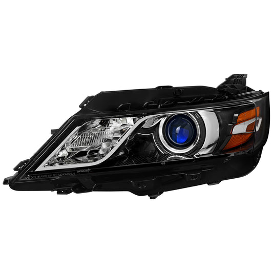 Spec-D 2014-2020 Chevy Impala OE Style Projector - Driver Side Jet Black Headlights