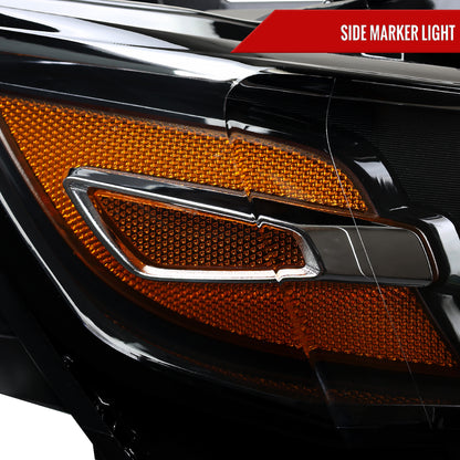 Spec-D 2018 Impala OE Pro - jet black passenger-side custom headlights