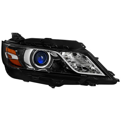 Spec-D 2014 Impala OE Pro - jet black passenger-side headlights upgrade