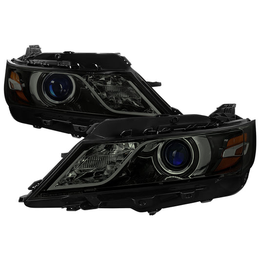 Spec-D 2014 Chevy Impala OE Projector headlights black headlights upgrade