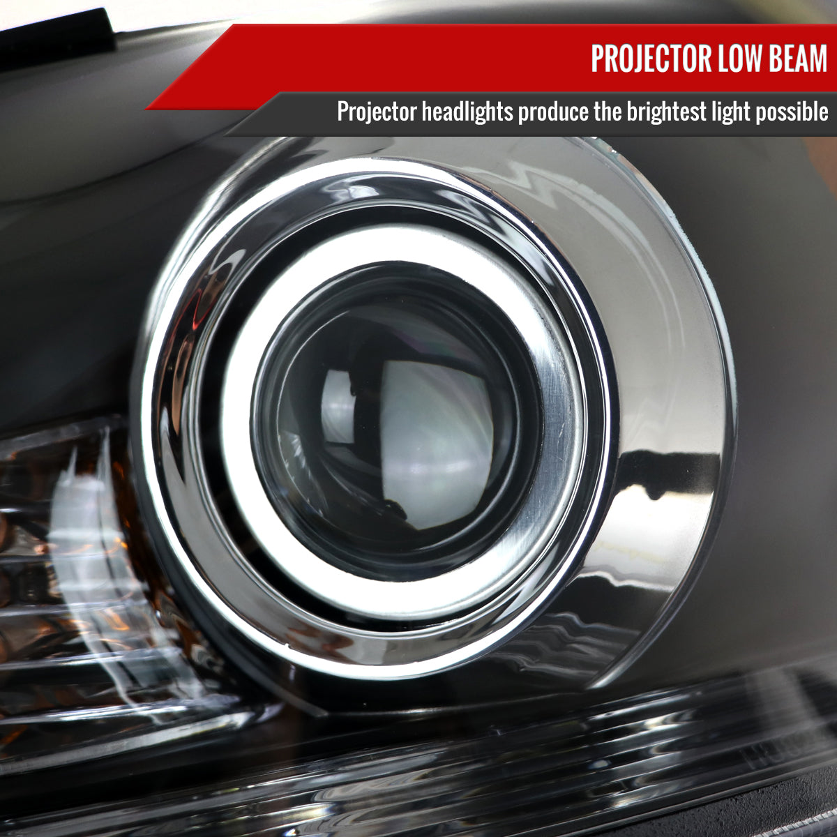 Spec-D 2006-2010 Lexus IS250/IS350 LED Projector w/ Sequential Turn Signals Black Headlights