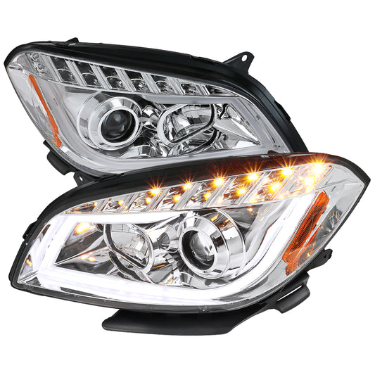 Spec-D 2008 Chevy Malibu LS LT chrome headlights upgrade