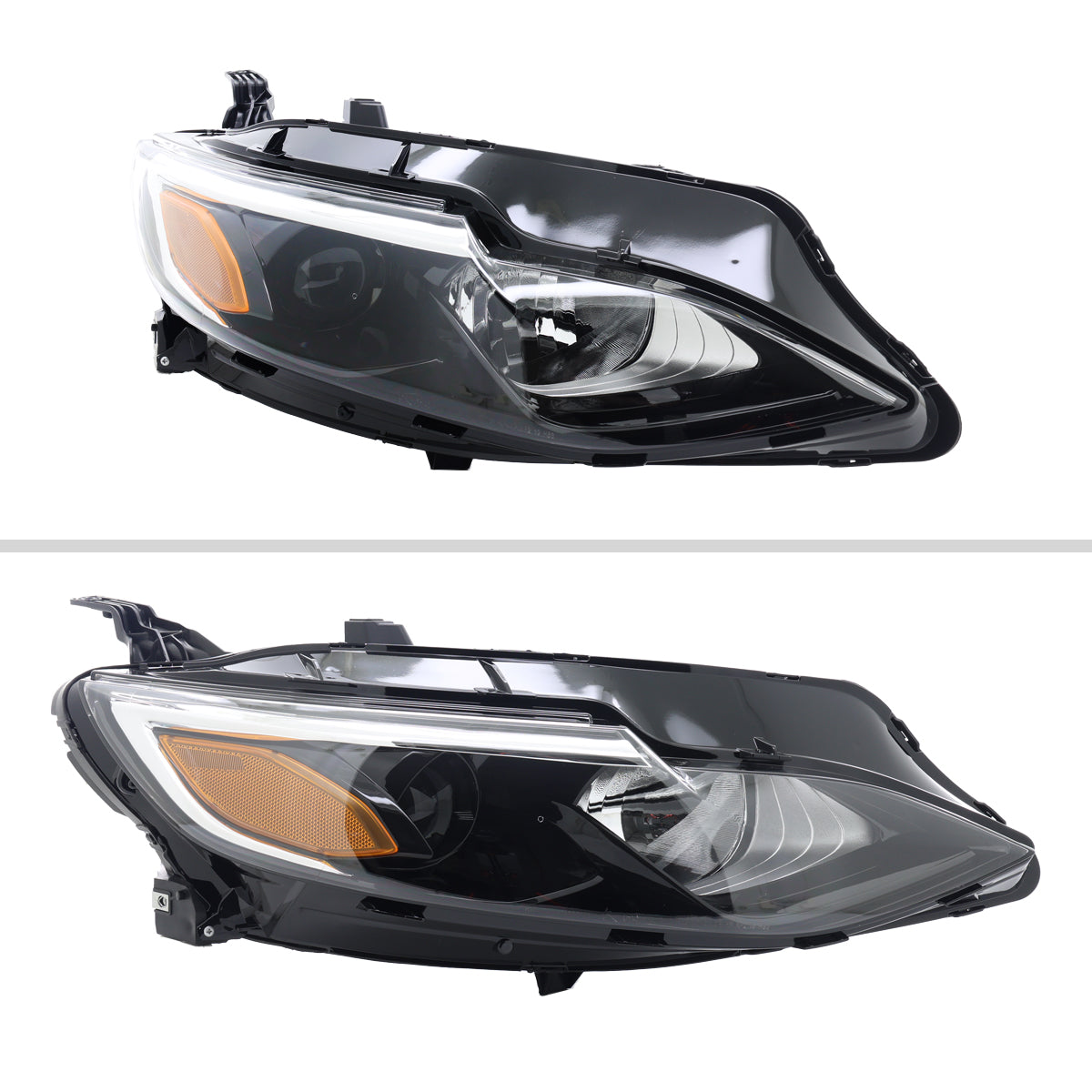 2020 Malibu OE Pro Right Spec-D black passenger-side aftermarket headlights