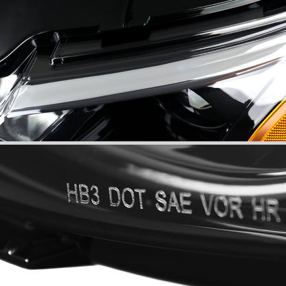 Spec-D 19 Chevy Malibu OE GL black headlights