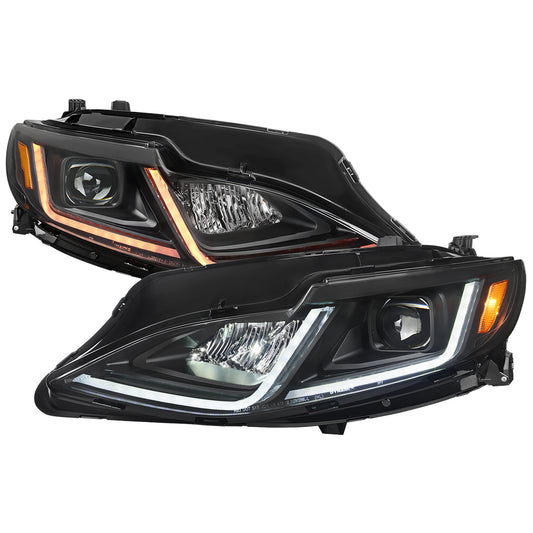 Spec-D 2019 Chevy Malibu black sequential LED headlights upgrade