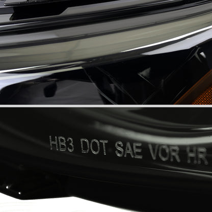 Spec-D 19 Chevy Malibu OE black headlights