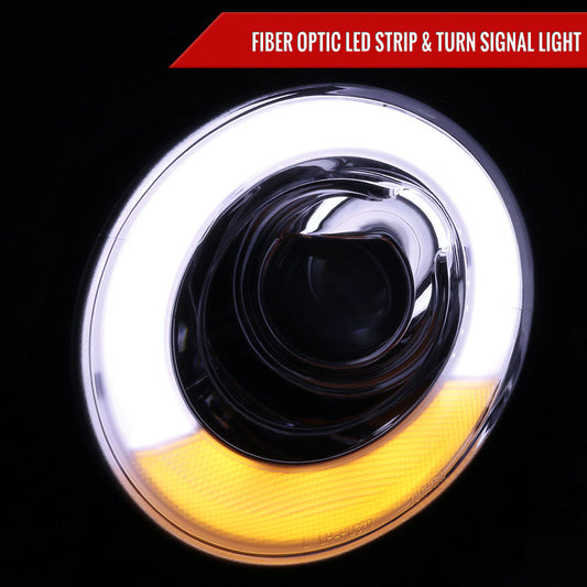 2008 Mini Cooper R55 R56 Spec-D chrome aftermarket headlights