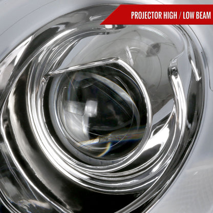 Spec-D 2009 Mini Cooper R55 R56 chrome headlights