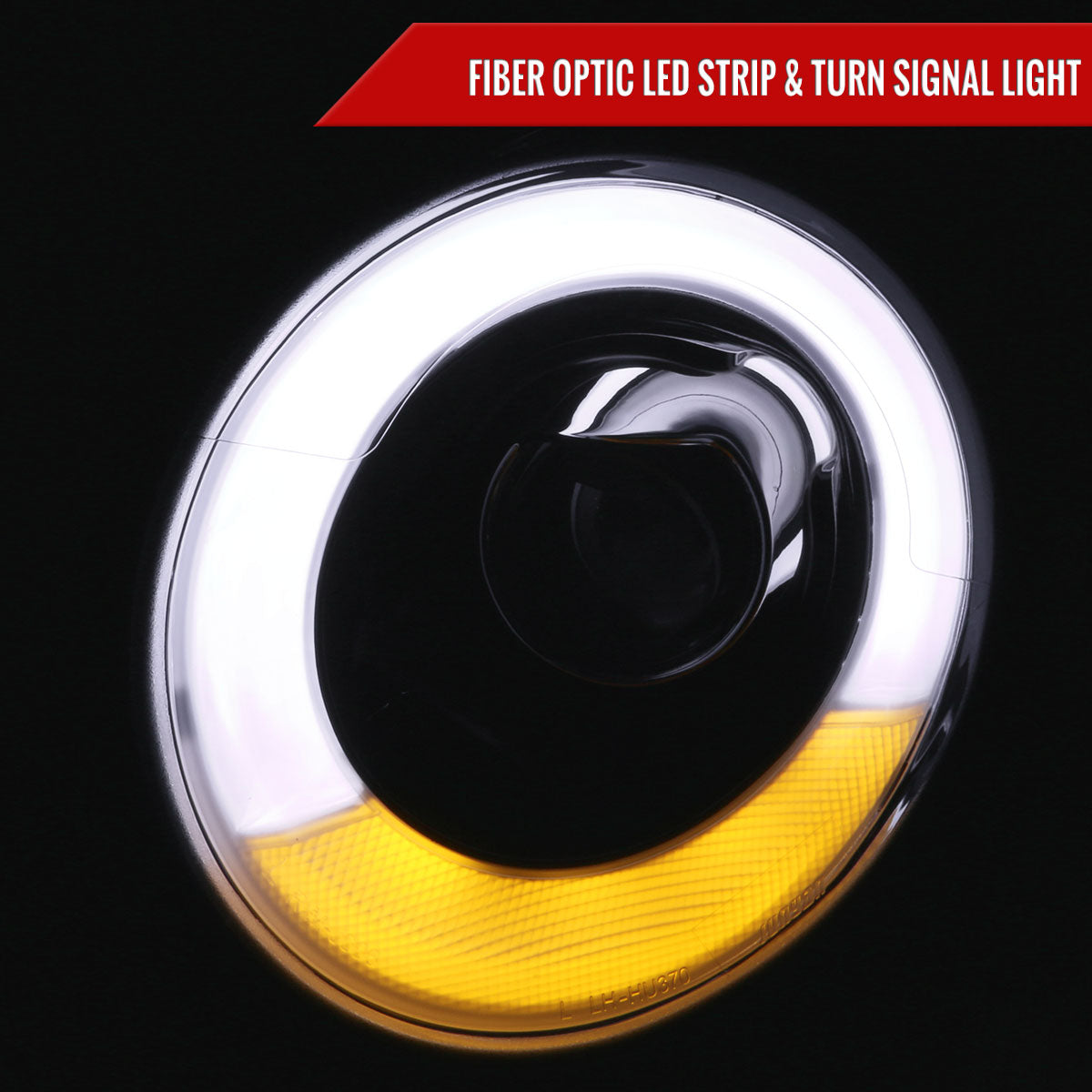 2008 Mini Cooper R55 R56 Spec-D black aftermarket headlights