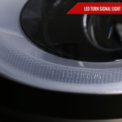 Spec-D 2011 Mini Cooper R55 R56 black custom headlights