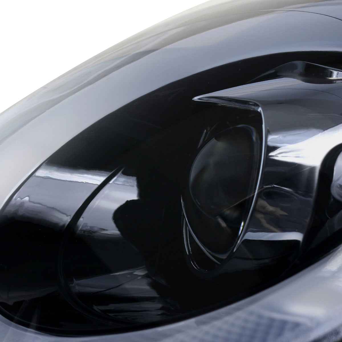 Spec-D 07 Mini Cooper R55 R56 black headlights