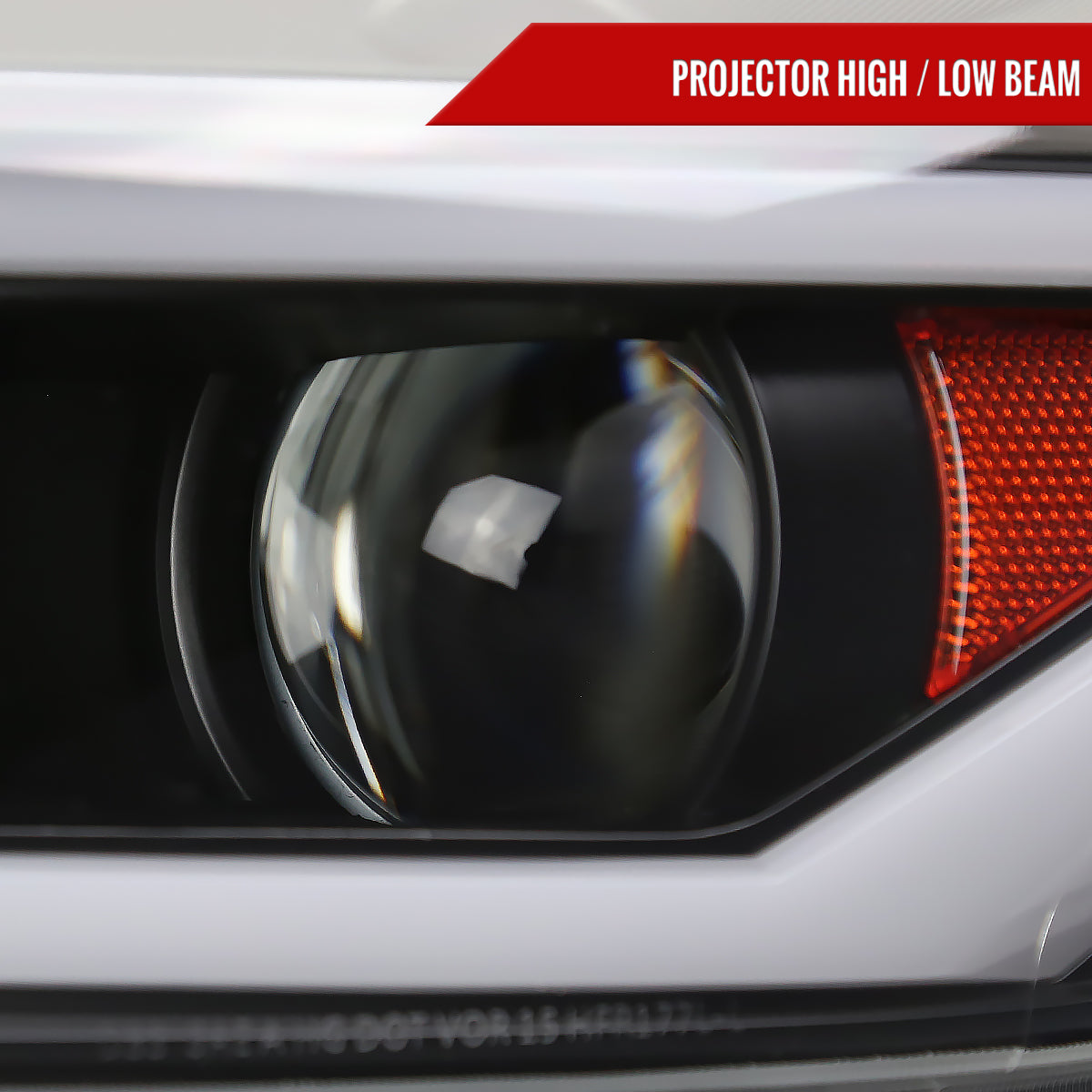 2015 Mustang Shelby HID Xenon Spec-D black headlights