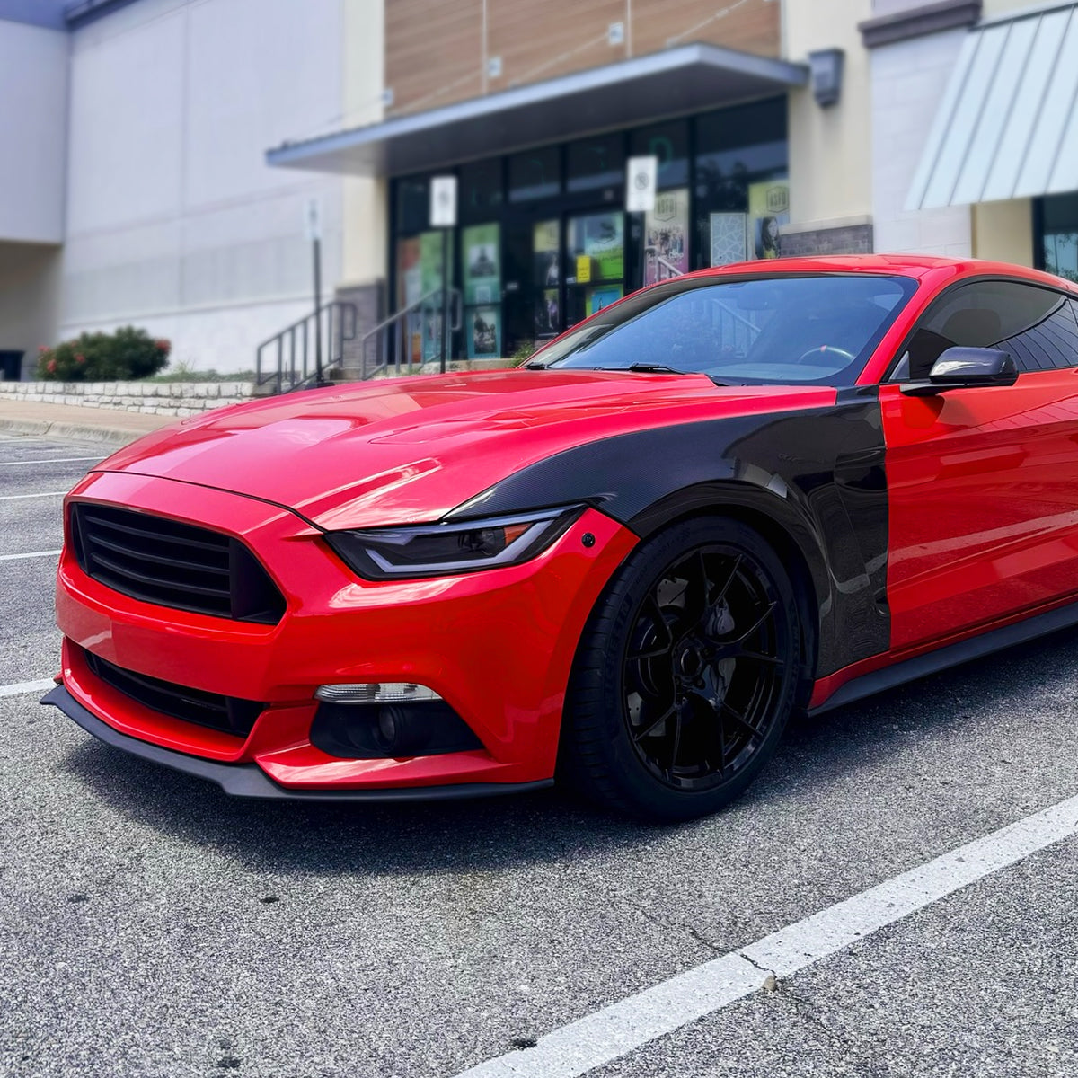 15 Mustang Shelby HID Xenon Spec-D black lighting upgrade