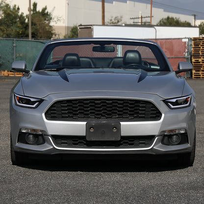 Spec-D 16 Mustang Shelby HID Xenon black headlights