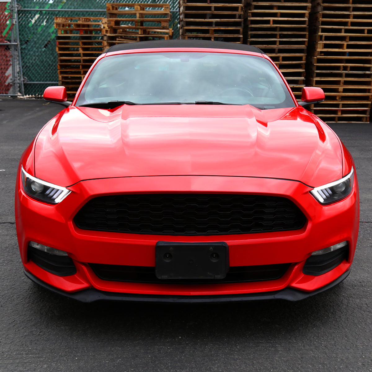 Spec-D 16 Ford Mustang HID-Type black Projector Headlights