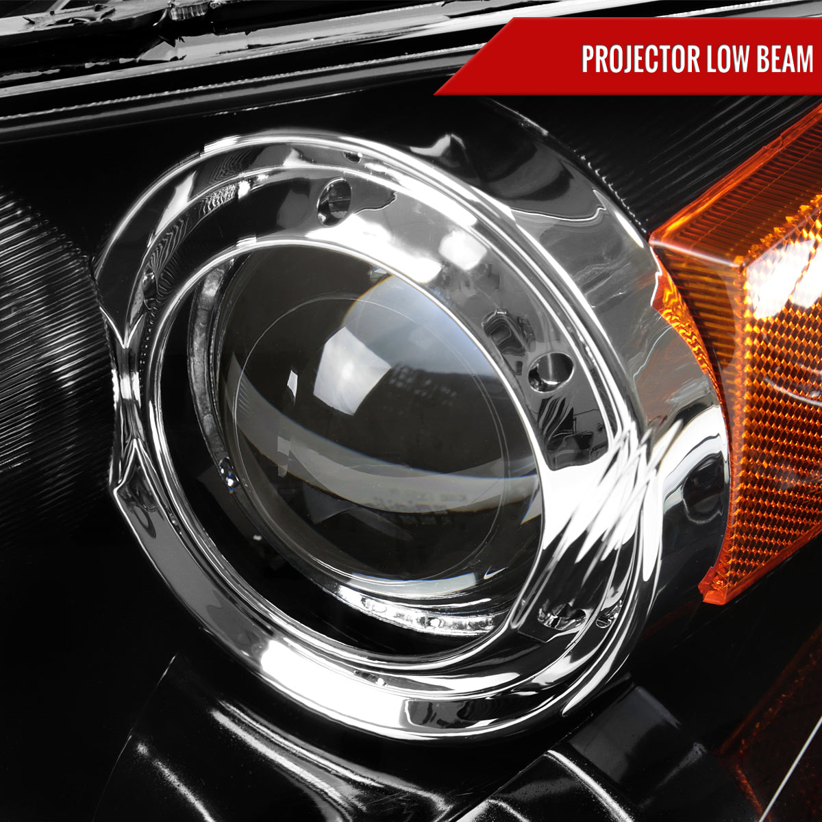 Spec-D 2004-2009 Mazda 3 4DR Projector Black Headlights MZ3044JM