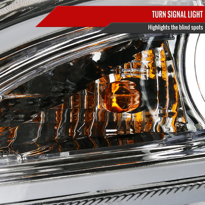 2013 Mazda LED Strip Spec-D chrome headlights