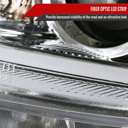 Spec-D 2010 Mazda LED Strip chrome custom headlights