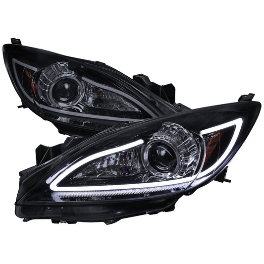 Spec-D 2010 Mazda Strip GL black headlights upgrade