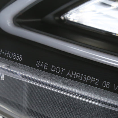 Spec-D 2010-2013 Mazda 3 Projector LED Strip Black Headlights MZ310JM