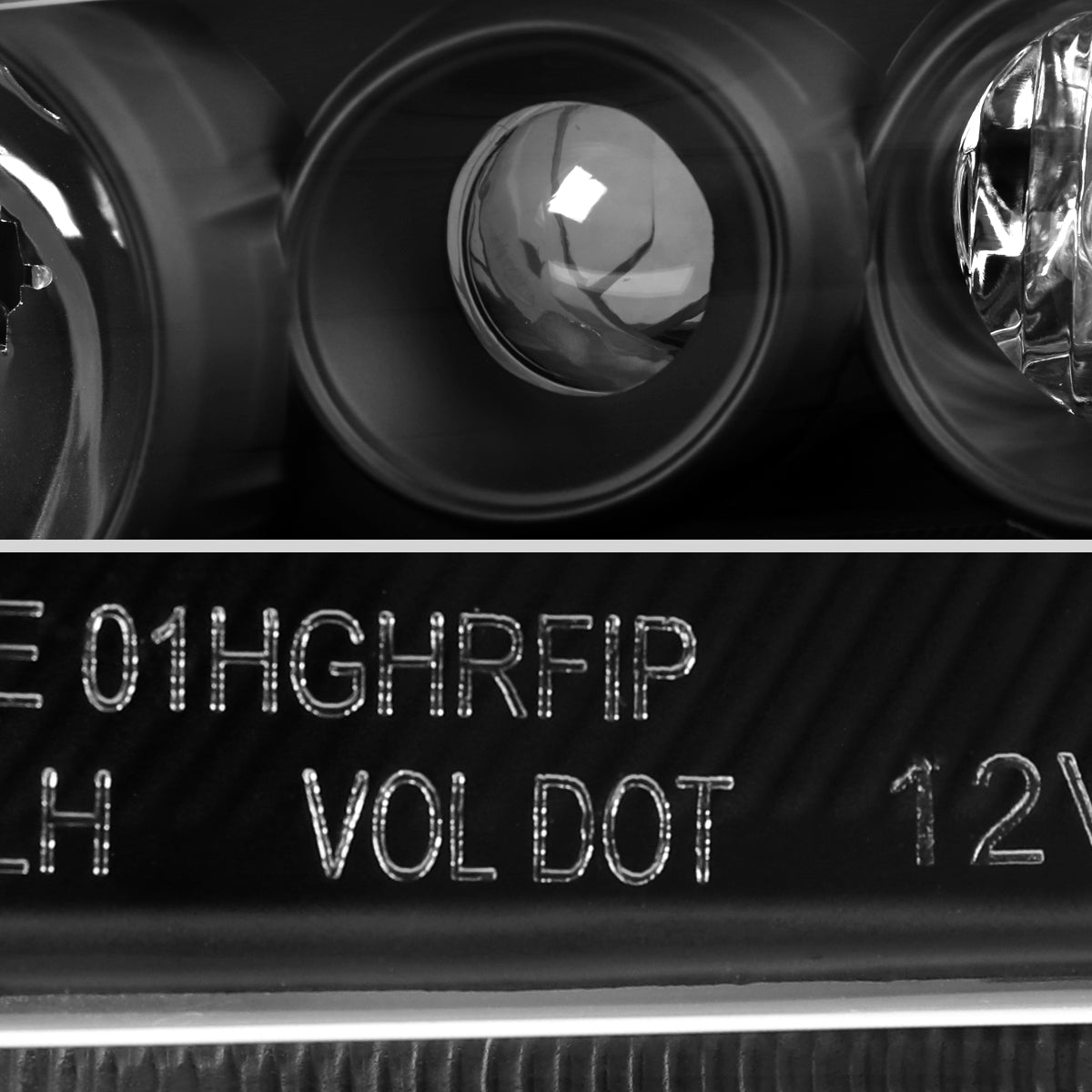 Spec-D 2003-2005 Mazda 6 OE Style Projector Black Headlights