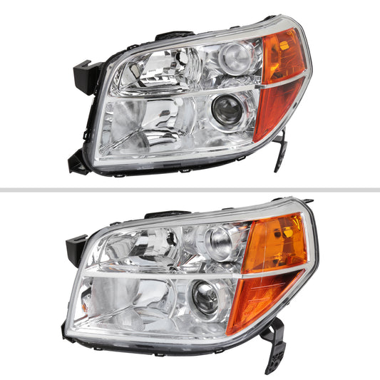 2007 Honda Pilot Spec-D chrome aftermarket headlights