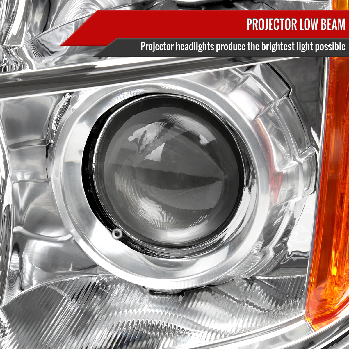 Spec-D 2008 Honda Pilot chrome headlights