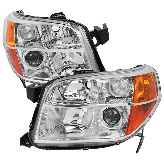 Spec-D 2006 Honda Pilot chrome headlights upgrade